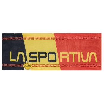 Čelenka La Sportiva Diagonal Headband Black/Yellow_999100