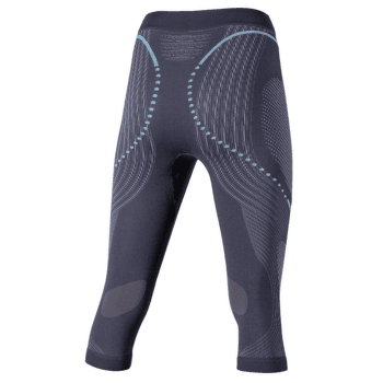 Legíny 3/4 UYN Evolutyon UW Pants Medium Women Charcoal/Anthracite/Aqua