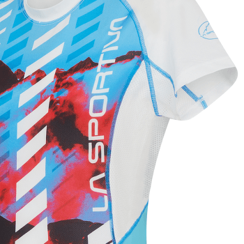 Tričko krátky rukáv La Sportiva Draft T-Shirt Women Malibu Blue/Hibiscus