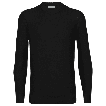 Sveter Icebreaker Waypoint Crewe Sweater Men Black