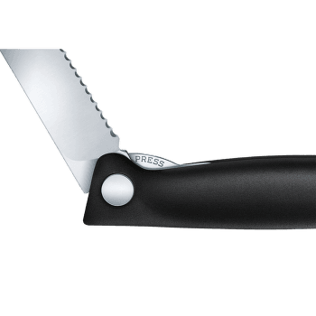 Nôž Victorinox Swiss Classic Foldable Paring knife, wavy Black