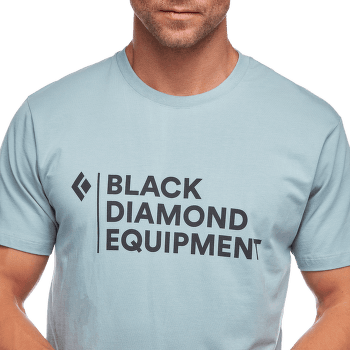 Triko krátký rukáv Black Diamond Stacked Logo Tee Men Blue Ash