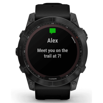 Hodinky Garmin fenix 7X Sapphire Solar Titan Black/Black Band