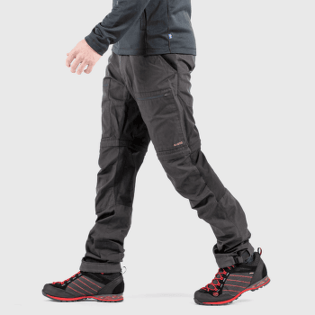 Kalhoty Fjällräven Abisko Lite Trekking Zip-Off Trousers Long Men Dark Grey-Black