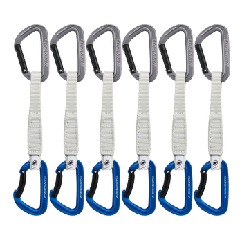 Expreska Komplet Mammut Workhorse Keylock Quickdraws 17 cm 6P Grey-Blue 33275