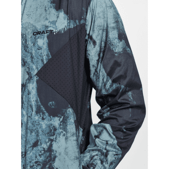 Bunda Craft ADV Essence Wind Jacket Men černá se zelenou