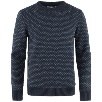 Svetr Fjällräven Övik Nordic Sweater Men Dark Navy
