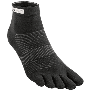 Ponožky Injinji Run Lightweight Mini-Crew BLACK