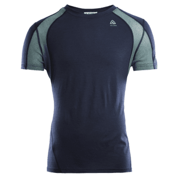 Tričko krátky rukáv Aclima LightWool Sports Shirt Men Navy Blazer / North Atlantic