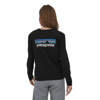 Triko dlouhý rukáv Patagonia Long-Sleeved P-6 Logo Women Gravel Heather