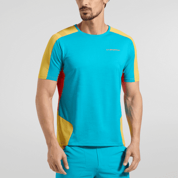 Tričko krátky rukáv La Sportiva COMPASS T-SHIRT Men Tropic Blue/Bamboo