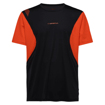 Tričko krátky rukáv La Sportiva RESOLUTE T-SHIRT Men Black/Cherry Tomato