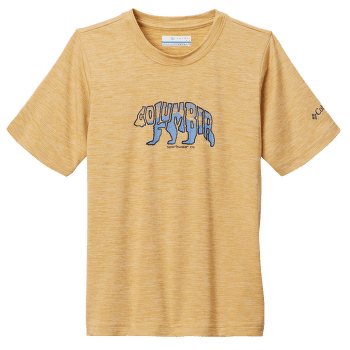 Triko krátký rukáv Columbia Mount Echo SS Graphic Shirt Boys Light Camel, Bearly Stroll 292