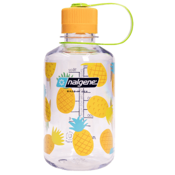 Fľaša Nalgene Narrow-Mouth 500 mL Sustain Clear w/Pineapples print 682021-0132