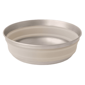 Miska Sea to Summit Detour Stainless Steel Collapsible Bowl - M Moonstruck Grey