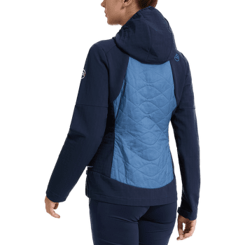 Bunda La Sportiva KAP HYBRID HOODY Women Carbon/Cherry Tomato