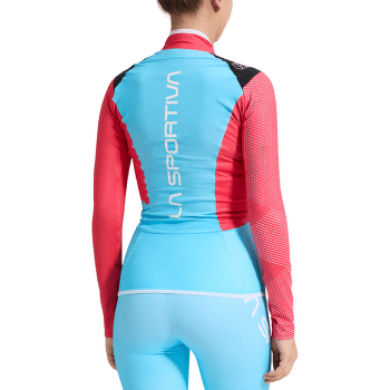 Bunda La Sportiva STRATOS VI Racing Jacket Women Hibiscus/Malibu Blue