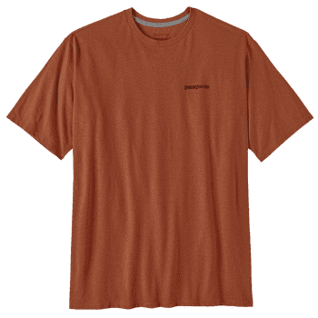 Tričko krátky rukáv Patagonia P-6 Logo Responsibili Tee Men Redtail Rust