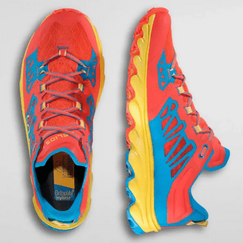 Topánky La Sportiva Helios III Cherry Tomato/Tropic Blue