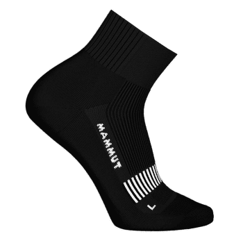 Ponožky Mammut Hiking Full Cushion Quarter Socks black-white 0047