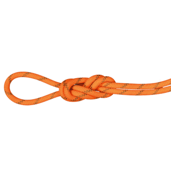 Lano Mammut 8.0 Alpine Dry Rope 2284 vibrant orange-boa