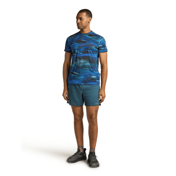 Triko krátký rukáv Icebreaker Merino Blend 125 Cool-Lite™ Speed SS Tee Fusion AOP Men ARCTIC/AOP