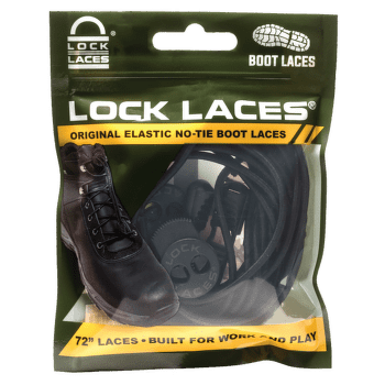Tkaničky Lock Laces BOOT LACES Black Boot