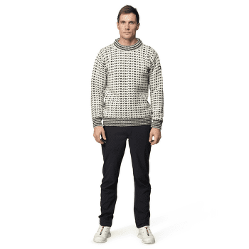 Sveter Devold Original Islender Crew Neck 150B  CHALK PINK/ANTHRACITE