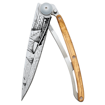 Nůž Deejo Sailing 37g, Olive Wood