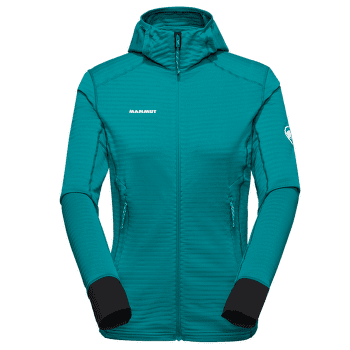 Mikina Mammut Taiss Light ML Hooded Jacket Women 40322 deep teal-black
