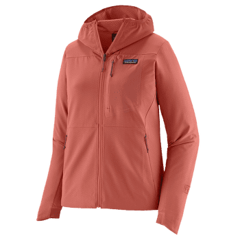 Bunda Patagonia R1 CrossStrata Hoody Women Potters Red