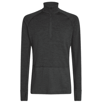 Tričko dlhý rukáv Icebreaker Merino 260 ZoneKnit™ LS Half Zip Men JET HTHR-011