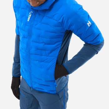 Bunda Millet M WHITE HYBRID HOODIE MEN ICON BLUE/DARK DENIM