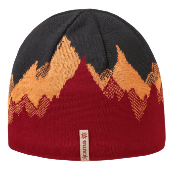 Čepice Kama Knitted Merino beanie Kamakadze K64 124 red