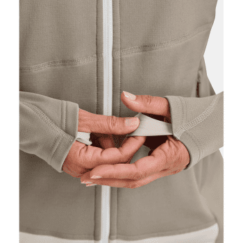 Mikina Ortovox FLEECE LIGHT HOODY WOMEN 87301 glacier grey