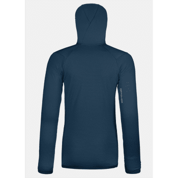 Bunda Ortovox FLEECE GRID HOODY WOMEN 54201 deep ocean