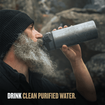 Filter Grayl GeoPress Purifier Titanium Bottle Covert Black