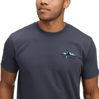 Tričko krátky rukáv Black Diamond Mountainscape SS Tee Men Agave