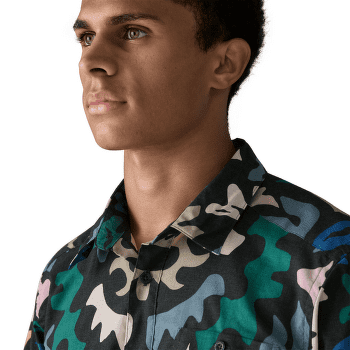 Košeľa krátky rukáv Patagonia Go To Shirt Men Flourish: Abundant Blue