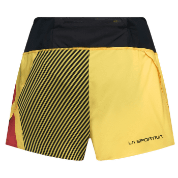 Kraťasy La Sportiva FLOW 3" SHORT Men Black/Yellow