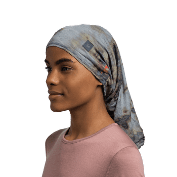 Šátek Buff Merino Lightweight Tye Dye DYE BURGUNDY