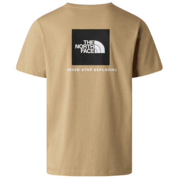 Tričko krátky rukáv The North Face Evolution Box NSE Regular Short Sleeve Men Khaki Stone
