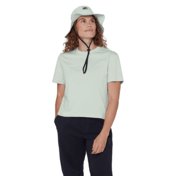 Triko krátký rukáv Mammut MAMMUT BASE CROPPED T-SHIRT WOMEN MINI LOGO 1288 silver sage