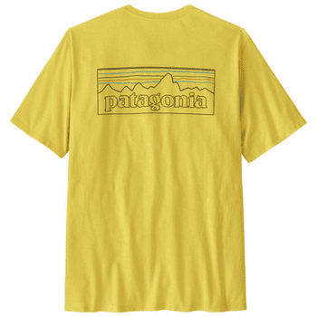 Triko krátký rukáv Patagonia P-6 Logo Responsibili Tee Men P-6 Outline: Lemon Zest