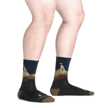 Ponožky Darn Tough Spaced Out Micro Crew Lightweight With Cushion CHARCOAL