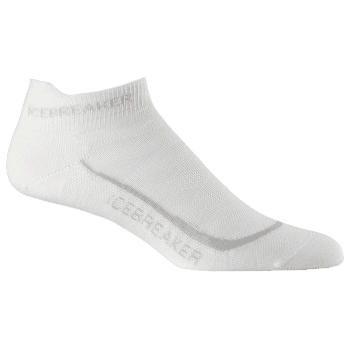 Ponožky Icebreaker Run+ Ultra Light Micro Women White/Silver/White