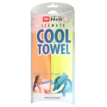 Uterák N.rit Cool Towel Twin LIME/ORANGE