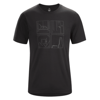 Tričko krátky rukáv Arcteryx Quadrants T-Shirt SS Men Black