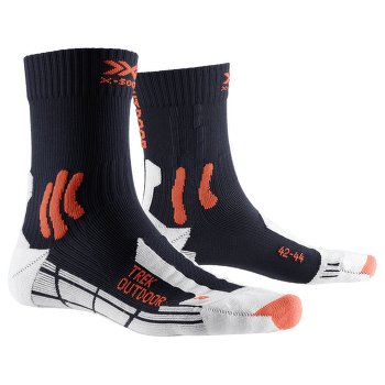 Ponožky X-Bionic Trek Outdoor Socks Blue-Kurkuma orange