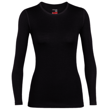Tričko dlhý rukáv Icebreaker Tech LS Crewe Women (104387) Black001